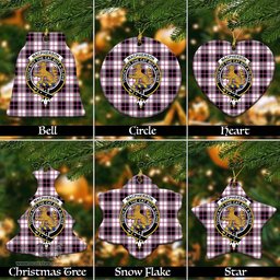 ScotsTee Shop Scottish MacPherson Hunting Modern Clan Crest Tartan Christmas Ornaments