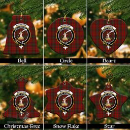 ScotsTee Shop Scottish Matheson Dress Clan Crest Tartan Christmas Ornaments