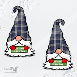 ScotsTee Shop Scottish Baird Dress Clan Tartan Ornament Gnome Christmas Ornament with His Tartan Christmas Hat