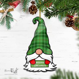 ScotsTee Shop Scottish Boyle Clan Tartan Ornament Gnome Christmas Ornament with His Tartan Christmas Hat