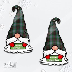 ScotsTee Shop Scottish Brodie Hunting Clan Tartan Ornament Gnome Christmas Ornament with His Tartan Christmas Hat