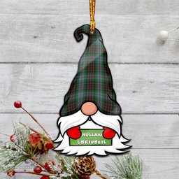 ScotsTee Shop Scottish Brodie Hunting Clan Tartan Ornament Gnome Christmas Ornament with His Tartan Christmas Hat