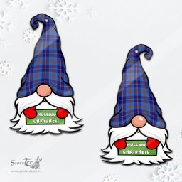 ScotsTee Shop Scottish Bryson Clan Tartan Ornament Gnome Christmas Ornament with His Tartan Christmas Hat