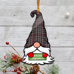 ScotsTee Shop Scottish Borthwick Clan Tartan Ornament Gnome Christmas Ornament with His Tartan Christmas Hat