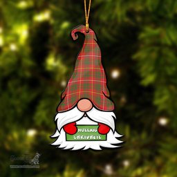 ScotsTee Shop Scottish Bruce County Canada Clan Tartan Ornament Gnome Christmas Ornament with His Tartan Christmas Hat