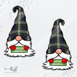 ScotsTee Shop Scottish Blair Dress Clan Tartan Ornament Gnome Christmas Ornament with His Tartan Christmas Hat