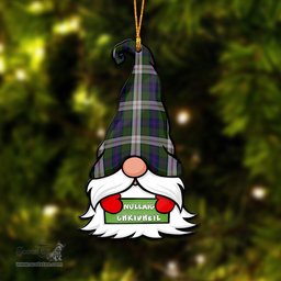 ScotsTee Shop Scottish Blair Dress Clan Tartan Ornament Gnome Christmas Ornament with His Tartan Christmas Hat
