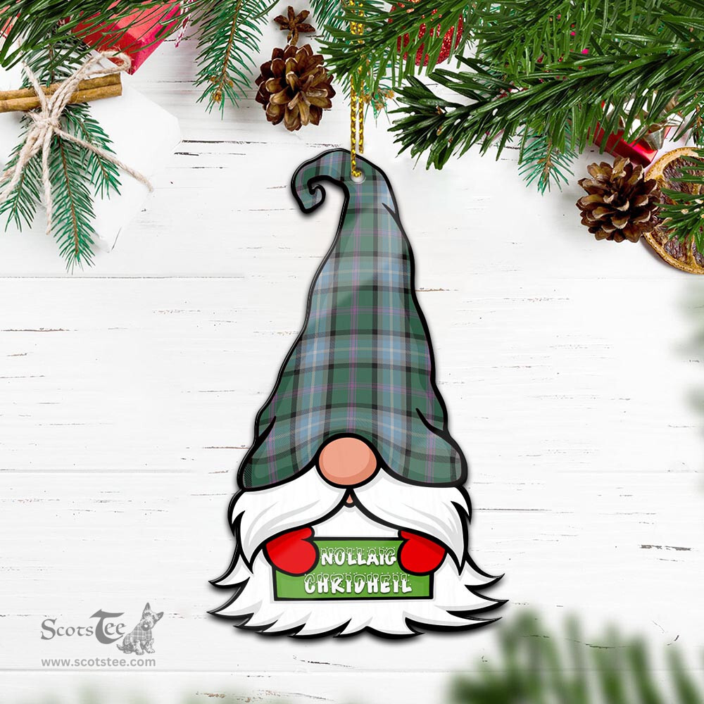 ScotsTee Shop Scottish Alexander of Menstry Hunting Clan Tartan Ornament Gnome Christmas Ornament with His Tartan Christmas Hat