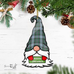 ScotsTee Shop Scottish Alexander of Menstry Hunting Clan Tartan Ornament Gnome Christmas Ornament with His Tartan Christmas Hat
