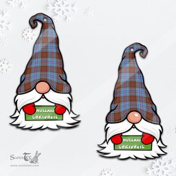 ScotsTee Shop Scottish Anderson Modern Clan Tartan Ornament Gnome Christmas Ornament with His Tartan Christmas Hat