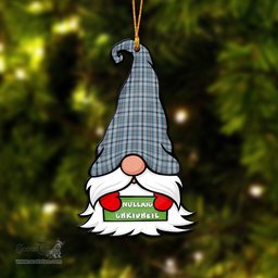 ScotsTee Shop Scottish Conquergood Clan Tartan Ornament Gnome Christmas Ornament with His Tartan Christmas Hat