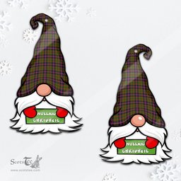 ScotsTee Shop Scottish Cochrane Modern Clan Tartan Ornament Gnome Christmas Ornament with His Tartan Christmas Hat
