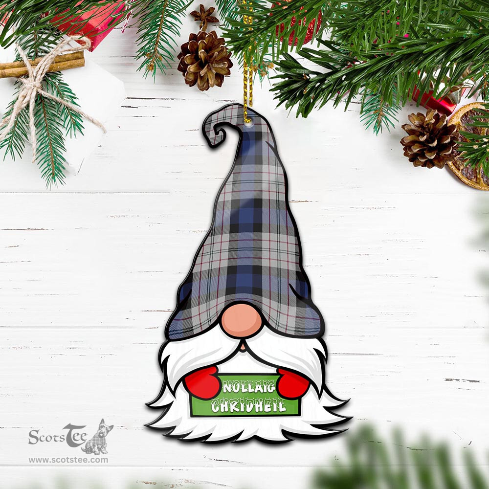 ScotsTee Shop Scottish Ferguson Dress Clan Tartan Ornament Gnome Christmas Ornament with His Tartan Christmas Hat