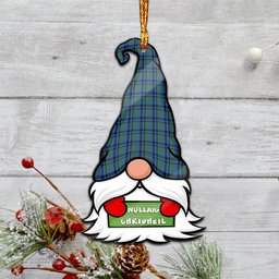 ScotsTee Shop Scottish Falconer Clan Tartan Ornament Gnome Christmas Ornament with His Tartan Christmas Hat
