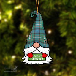 ScotsTee Shop Scottish Ferguson Ancient Clan Tartan Ornament Gnome Christmas Ornament with His Tartan Christmas Hat