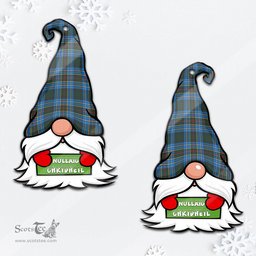 ScotsTee Shop Scottish Cockburn Modern Clan Tartan Ornament Gnome Christmas Ornament with His Tartan Christmas Hat
