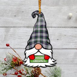ScotsTee Shop Scottish Campbell of Cawdor Dress Clan Tartan Ornament Gnome Christmas Ornament with His Tartan Christmas Hat