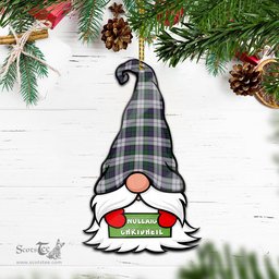 ScotsTee Shop Scottish Campbell of Cawdor Dress Clan Tartan Ornament Gnome Christmas Ornament with His Tartan Christmas Hat