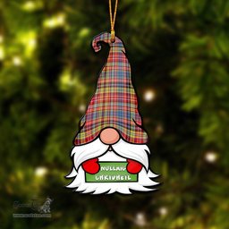 ScotsTee Shop Scottish Drummond of Strathallan Modern Clan Tartan Ornament Gnome Christmas Ornament with His Tartan Christmas Hat