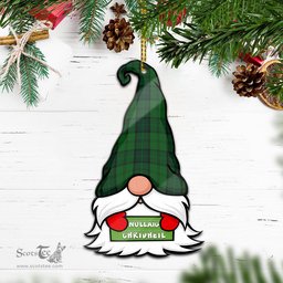 ScotsTee Shop Scottish Dunbar Hunting Clan Tartan Ornament Gnome Christmas Ornament with His Tartan Christmas Hat