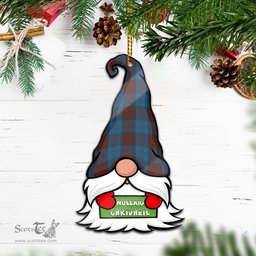 ScotsTee Shop Scottish Cameron Hunting Clan Tartan Ornament Gnome Christmas Ornament with His Tartan Christmas Hat