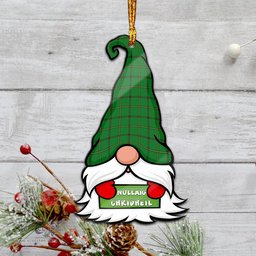 ScotsTee Shop Scottish Don Clan Tartan Ornament Gnome Christmas Ornament with His Tartan Christmas Hat