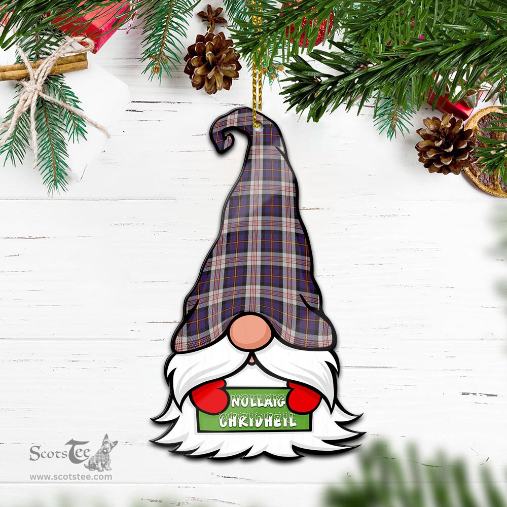 ScotsTee Shop Scottish Cameron of Erracht Dress Clan Tartan Ornament Gnome Christmas Ornament with His Tartan Christmas Hat
