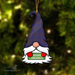 ScotsTee Shop Scottish Elliot Clan Tartan Ornament Gnome Christmas Ornament with His Tartan Christmas Hat