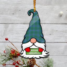 ScotsTee Shop Scottish Douglas Ancient Clan Tartan Ornament Gnome Christmas Ornament with His Tartan Christmas Hat