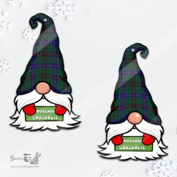 ScotsTee Shop Scottish Davidson Modern Clan Tartan Ornament Gnome Christmas Ornament with His Tartan Christmas Hat