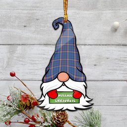 ScotsTee Shop Scottish Cian Clan Tartan Ornament Gnome Christmas Ornament with His Tartan Christmas Hat
