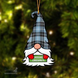 ScotsTee Shop Scottish Clark Ancient Clan Tartan Ornament Gnome Christmas Ornament with His Tartan Christmas Hat