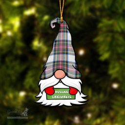 ScotsTee Shop Scottish Dennistoun Clan Tartan Ornament Gnome Christmas Ornament with His Tartan Christmas Hat