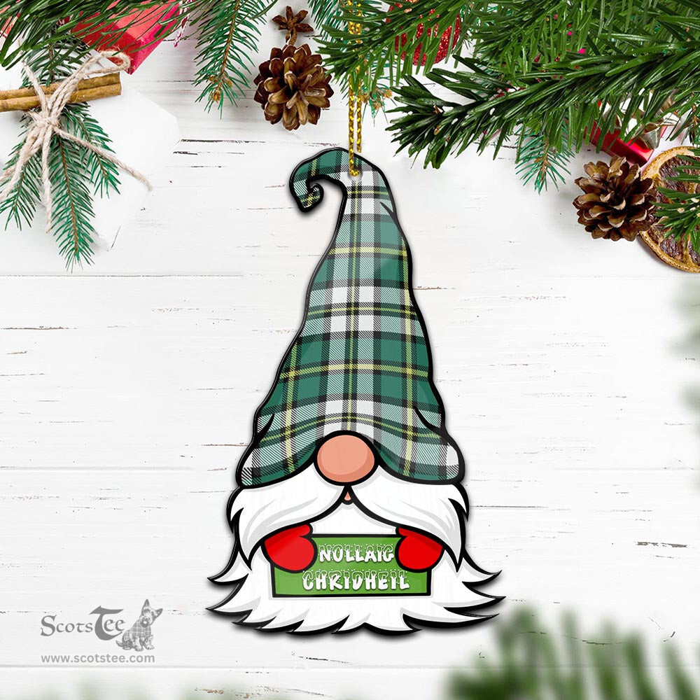 ScotsTee Shop Scottish Cape Breton Island Canada Clan Tartan Ornament Gnome Christmas Ornament with His Tartan Christmas Hat