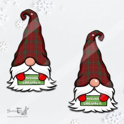 ScotsTee Shop Scottish Carruthers Clan Tartan Ornament Gnome Christmas Ornament with His Tartan Christmas Hat