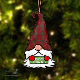 ScotsTee Shop Scottish Carruthers Clan Tartan Ornament Gnome Christmas Ornament with His Tartan Christmas Hat