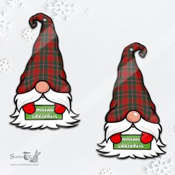 ScotsTee Shop Scottish Drummond Ancient Clan Tartan Ornament Gnome Christmas Ornament with His Tartan Christmas Hat
