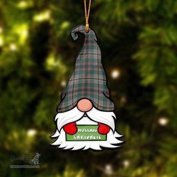 ScotsTee Shop Scottish Craig Ancient Clan Tartan Ornament Gnome Christmas Ornament with His Tartan Christmas Hat