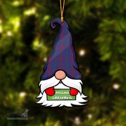 ScotsTee Shop Scottish Lynch Clan Tartan Ornament Gnome Christmas Ornament with His Tartan Christmas Hat