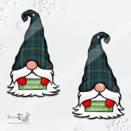 ScotsTee Shop Scottish Killen Clan Tartan Ornament Gnome Christmas Ornament with His Tartan Christmas Hat