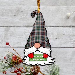 ScotsTee Shop Scottish Innes Dress Clan Tartan Ornament Gnome Christmas Ornament with His Tartan Christmas Hat