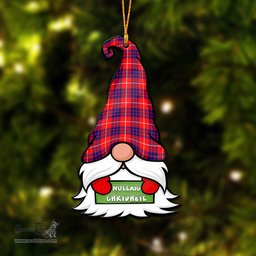 ScotsTee Shop Scottish Hamilton Modern Clan Tartan Ornament Gnome Christmas Ornament with His Tartan Christmas Hat
