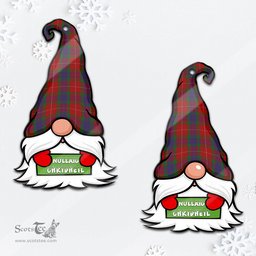 ScotsTee Shop Scottish Fraser Clan Tartan Ornament Gnome Christmas Ornament with His Tartan Christmas Hat