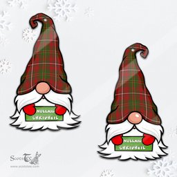 ScotsTee Shop Scottish Hay Clan Tartan Ornament Gnome Christmas Ornament with His Tartan Christmas Hat