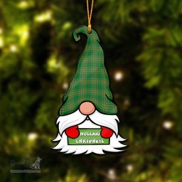 ScotsTee Shop Scottish Ireland National Clan Tartan Ornament Gnome Christmas Ornament with His Tartan Christmas Hat
