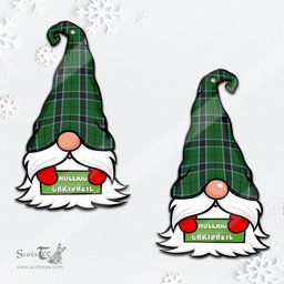 ScotsTee Shop Scottish Innes Hunting Clan Tartan Ornament Gnome Christmas Ornament with His Tartan Christmas Hat