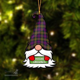 ScotsTee Shop Scottish MacDonell of Glengarry Modern Clan Tartan Ornament Gnome Christmas Ornament with His Tartan Christmas Hat