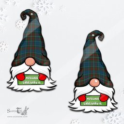 ScotsTee Shop Scottish MacConnell Clan Tartan Ornament Gnome Christmas Ornament with His Tartan Christmas Hat