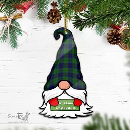 ScotsTee Shop Scottish Keith Modern Clan Tartan Ornament Gnome Christmas Ornament with His Tartan Christmas Hat