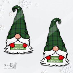 ScotsTee Shop Scottish Kincaid Clan Tartan Ornament Gnome Christmas Ornament with His Tartan Christmas Hat